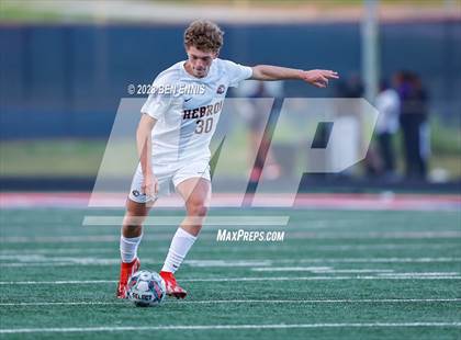 Thumbnail 2 in Hebron Christian Academy vs Sandy Creek (GHSA 3A Second Round) photogallery.