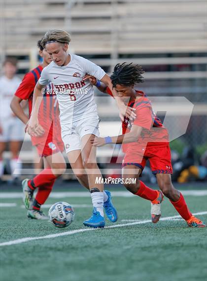 Thumbnail 1 in Hebron Christian Academy vs Sandy Creek (GHSA 3A Second Round) photogallery.