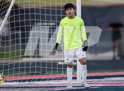 Thumbnail 1 in Hebron Christian Academy vs Sandy Creek (GHSA 3A Second Round) photogallery.