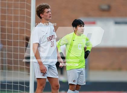 Thumbnail 3 in Hebron Christian Academy vs Sandy Creek (GHSA 3A Second Round) photogallery.