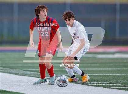 Thumbnail 3 in Hebron Christian Academy vs Sandy Creek (GHSA 3A Second Round) photogallery.