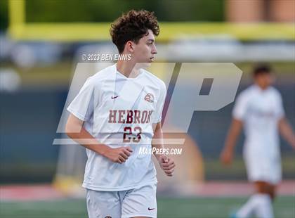 Thumbnail 2 in Hebron Christian Academy vs Sandy Creek (GHSA 3A Second Round) photogallery.