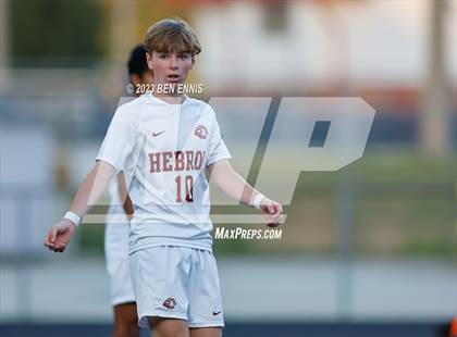 Thumbnail 1 in Hebron Christian Academy vs Sandy Creek (GHSA 3A Second Round) photogallery.