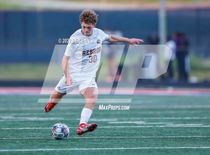 Thumbnail 3 in Hebron Christian Academy vs Sandy Creek (GHSA 3A Second Round) photogallery.
