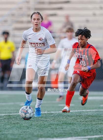 Thumbnail 2 in Hebron Christian Academy vs Sandy Creek (GHSA 3A Second Round) photogallery.