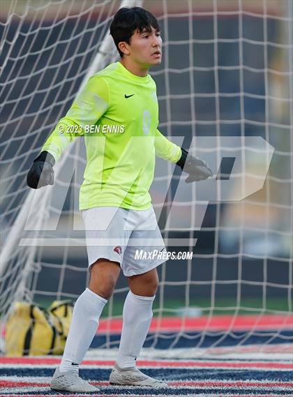 Thumbnail 3 in Hebron Christian Academy vs Sandy Creek (GHSA 3A Second Round) photogallery.