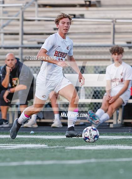 Thumbnail 2 in Hebron Christian Academy vs Sandy Creek (GHSA 3A Second Round) photogallery.