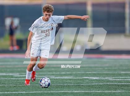 Thumbnail 1 in Hebron Christian Academy vs Sandy Creek (GHSA 3A Second Round) photogallery.