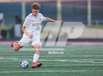 Thumbnail 1 in Hebron Christian Academy vs Sandy Creek (GHSA 3A Second Round) photogallery.