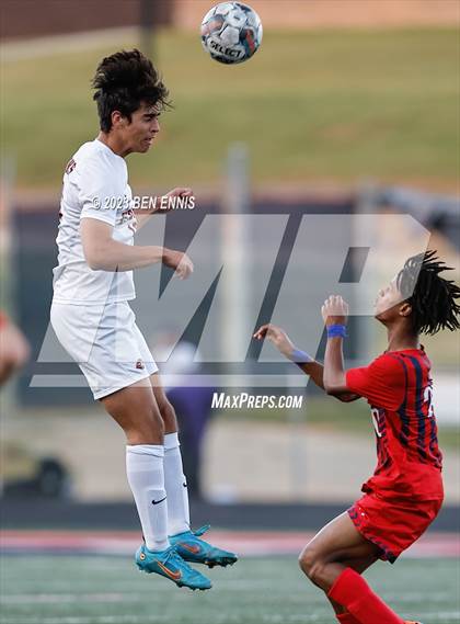 Thumbnail 1 in Hebron Christian Academy vs Sandy Creek (GHSA 3A Second Round) photogallery.