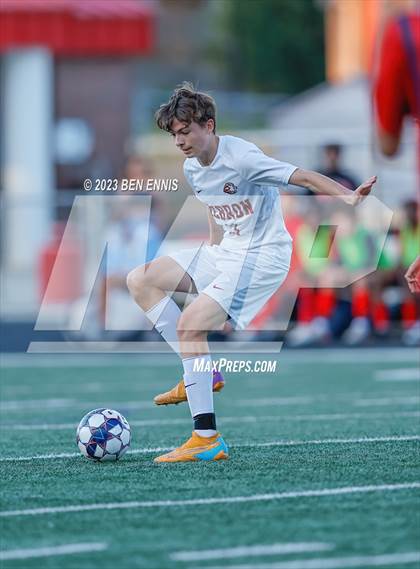 Thumbnail 2 in Hebron Christian Academy vs Sandy Creek (GHSA 3A Second Round) photogallery.