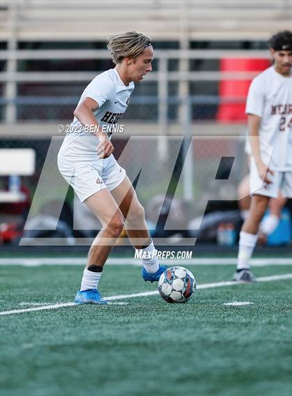 Thumbnail 3 in Hebron Christian Academy vs Sandy Creek (GHSA 3A Second Round) photogallery.