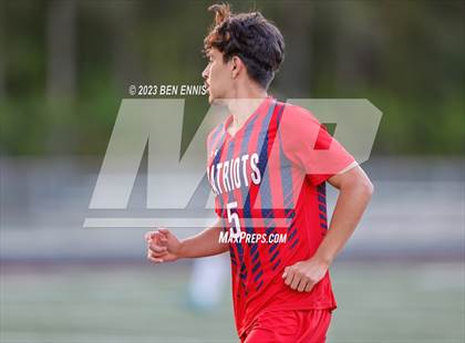 Thumbnail 1 in Hebron Christian Academy vs Sandy Creek (GHSA 3A Second Round) photogallery.