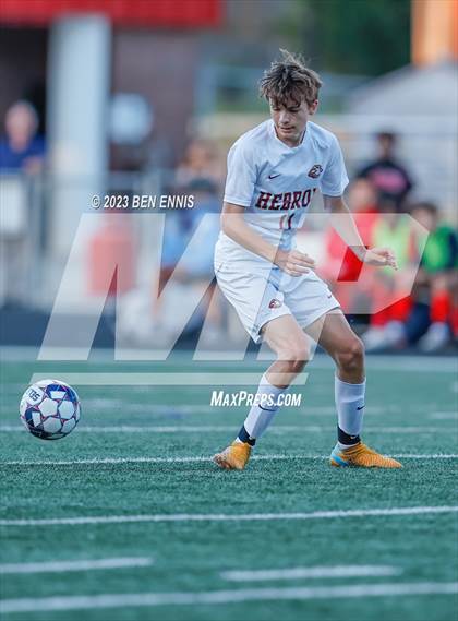 Thumbnail 2 in Hebron Christian Academy vs Sandy Creek (GHSA 3A Second Round) photogallery.