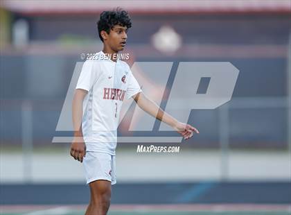 Thumbnail 3 in Hebron Christian Academy vs Sandy Creek (GHSA 3A Second Round) photogallery.