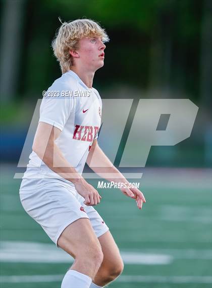 Thumbnail 3 in Hebron Christian Academy vs Sandy Creek (GHSA 3A Second Round) photogallery.