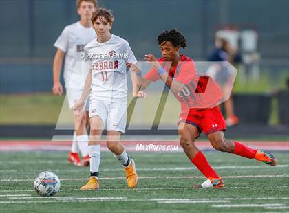 Thumbnail 3 in Hebron Christian Academy vs Sandy Creek (GHSA 3A Second Round) photogallery.