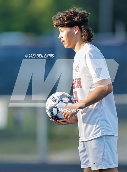 Thumbnail 1 in Hebron Christian Academy vs Sandy Creek (GHSA 3A Second Round) photogallery.