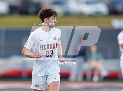 Thumbnail 1 in Hebron Christian Academy vs Sandy Creek (GHSA 3A Second Round) photogallery.