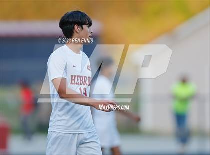 Thumbnail 2 in Hebron Christian Academy vs Sandy Creek (GHSA 3A Second Round) photogallery.