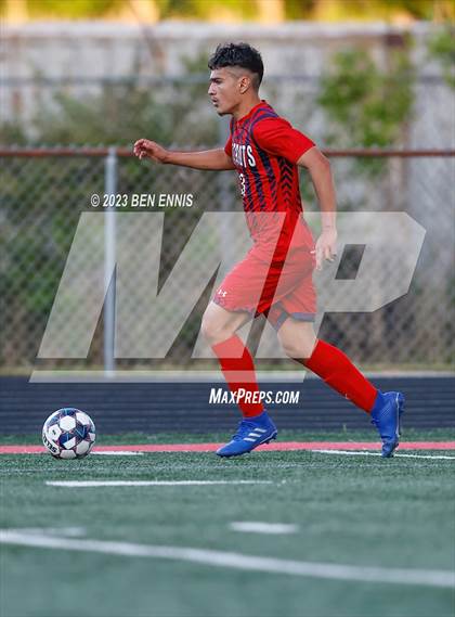 Thumbnail 1 in Hebron Christian Academy vs Sandy Creek (GHSA 3A Second Round) photogallery.