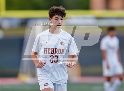 Thumbnail 1 in Hebron Christian Academy vs Sandy Creek (GHSA 3A Second Round) photogallery.