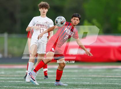 Thumbnail 3 in Hebron Christian Academy vs Sandy Creek (GHSA 3A Second Round) photogallery.