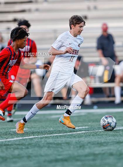 Thumbnail 1 in Hebron Christian Academy vs Sandy Creek (GHSA 3A Second Round) photogallery.