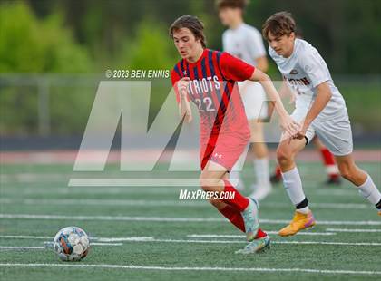 Thumbnail 2 in Hebron Christian Academy vs Sandy Creek (GHSA 3A Second Round) photogallery.