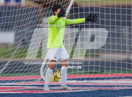 Thumbnail 3 in Hebron Christian Academy vs Sandy Creek (GHSA 3A Second Round) photogallery.