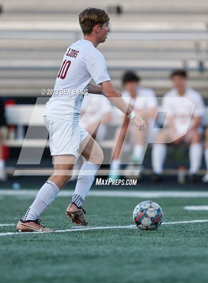 Thumbnail 1 in Hebron Christian Academy vs Sandy Creek (GHSA 3A Second Round) photogallery.