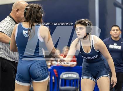 Thumbnail 1 in Redwood Shootout Girls Wrestling photogallery.