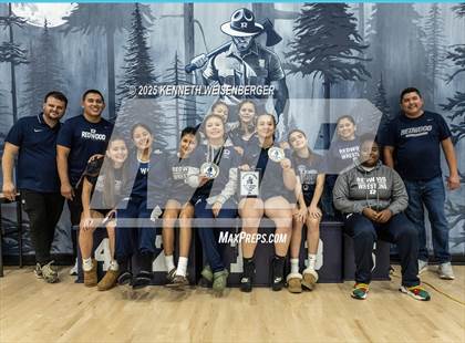 Thumbnail 1 in Redwood Shootout Girls Wrestling photogallery.