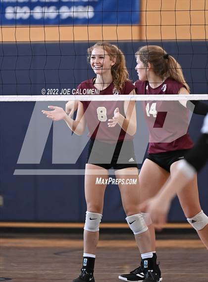 Thumbnail 2 in San Antonio Christian vs Boerne-Champion (Boerne Volleyball Tournament) photogallery.