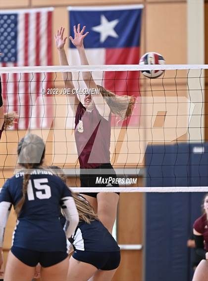 Thumbnail 3 in San Antonio Christian vs Boerne-Champion (Boerne Volleyball Tournament) photogallery.