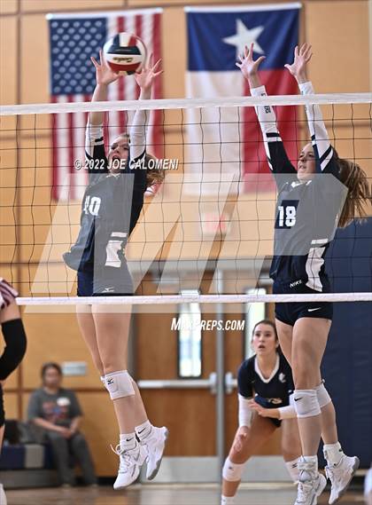 Thumbnail 1 in San Antonio Christian vs Boerne-Champion (Boerne Volleyball Tournament) photogallery.