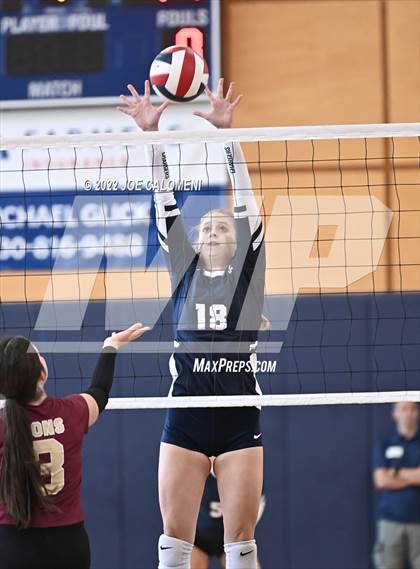 Thumbnail 1 in San Antonio Christian vs Boerne-Champion (Boerne Volleyball Tournament) photogallery.