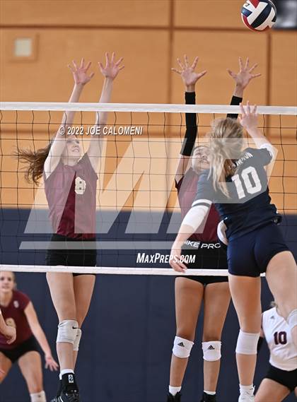 Thumbnail 2 in San Antonio Christian vs Boerne-Champion (Boerne Volleyball Tournament) photogallery.