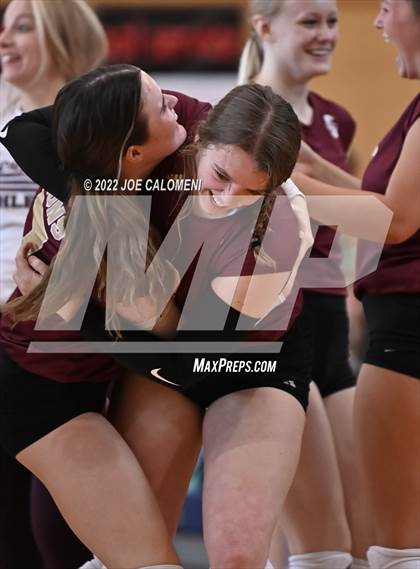 Thumbnail 2 in San Antonio Christian vs Boerne-Champion (Boerne Volleyball Tournament) photogallery.