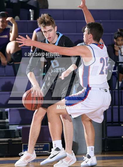 Thumbnail 1 in Clovis North vs. Christian Brothers (St. Hope Elite Classic) photogallery.