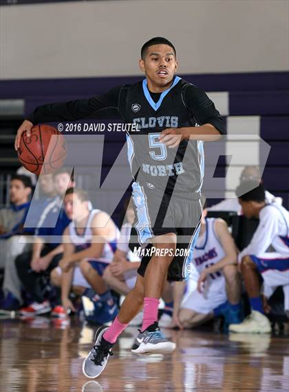 Thumbnail 1 in Clovis North vs. Christian Brothers (St. Hope Elite Classic) photogallery.