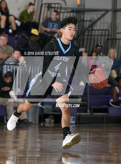 Thumbnail 2 in Clovis North vs. Christian Brothers (St. Hope Elite Classic) photogallery.