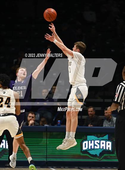 Thumbnail 2 in Centerville vs. Elder (OHSAA Division 1 Regional Semifinal) photogallery.