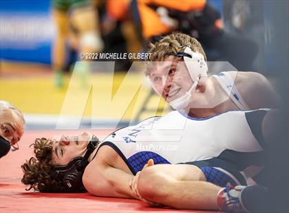 Thumbnail 1 in NYSPHSAA D2 State Championship Wrestling Round 1 photogallery.