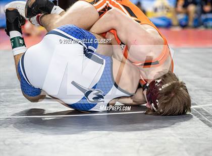Thumbnail 1 in NYSPHSAA D2 State Championship Wrestling Round 1 photogallery.