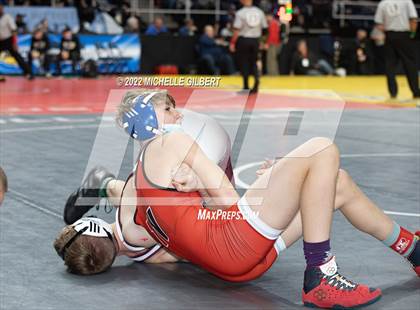 Thumbnail 3 in NYSPHSAA D2 State Championship Wrestling Round 1 photogallery.