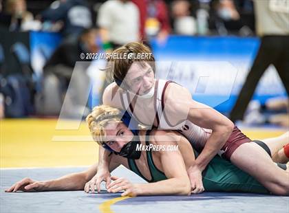 Thumbnail 3 in NYSPHSAA D2 State Championship Wrestling Round 1 photogallery.
