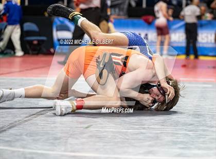 Thumbnail 3 in NYSPHSAA D2 State Championship Wrestling Round 1 photogallery.