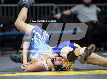 Thumbnail 1 in NYSPHSAA D2 State Championship Wrestling Round 1 photogallery.
