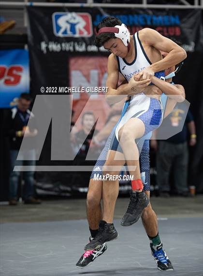 Thumbnail 1 in NYSPHSAA D2 State Championship Wrestling Round 1 photogallery.
